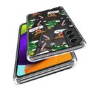For Samsung Galaxy S23 5G Christmas Patterned Clear TPU Phone Cover Case(Little Elk) - 2