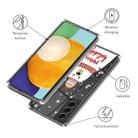 For Samsung Galaxy S23+ 5G Christmas Patterned Clear TPU Phone Cover Case(White Bear) - 3