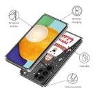 For Samsung Galaxy S23 Ultra 5G Christmas Patterned Clear TPU Phone Cover Case(White Bear) - 3
