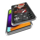 For Samsung Galaxy S21 FE 5G Christmas Patterned Clear TPU Phone Cover Case(Cute Elk) - 2
