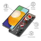 For Samsung Galaxy S21 FE 5G Christmas Patterned Clear TPU Phone Cover Case(Cute Elk) - 3