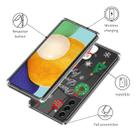For Samsung Galaxy S21 FE 5G Christmas Patterned Clear TPU Phone Cover Case(Happy Yeti) - 3