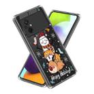 For Xiaomi Poco M5 Christmas Patterned Clear TPU Phone Cover Case(Elk Puppy) - 1