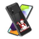 For Xiaomi Poco M5 Christmas Patterned Clear TPU Phone Cover Case(Red Hat Yeti) - 1