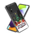 For Xiaomi Poco M5 Christmas Patterned Clear TPU Phone Cover Case(Santa Elk) - 1