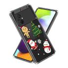 For Xiaomi Poco M5 Christmas Patterned Clear TPU Phone Cover Case(Snowflake Christmas Tree) - 1