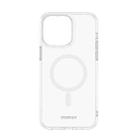 For iPhone 14 Plus MOMAX Transparent  Magsafe Magnetic PC + TPU Phone Case - 1