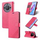For Honor X40 AZNS Sheepskin Texture Flip Leather Phone Case(Red) - 1