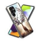 For Samsung Galaxy S23 Ultra 5G Colored Drawing Clear TPU Phone Protective Case(Fruit Elk) - 1