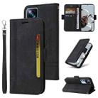 For Xiaomi 12T / 12T Pro / K50 Ultra BETOPNICE Dual-side Buckle Leather Phone Case(Black) - 1