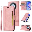 For Huawei nova Y90 / Enjoy 50 Pro BETOPNICE Dual-side Buckle Leather Phone Case(Pink) - 1