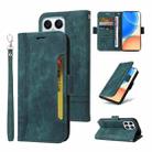 For Honor X8 5G / X6 BETOPNICE Dual-side Buckle Leather Phone Case(Green) - 1