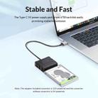 ORICO UTS1 USB 3.0 2.5-inch SATA HDD Adapter with 12V 2A Power Adapter, Cable Length:1m(US Plug) - 8