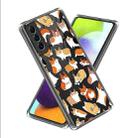 For Samsung Galaxy S23 5G Colored Drawing Clear TPU Phone Protective Case(Short Legged Puppy) - 1