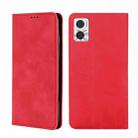 For Motorola Moto E22/E22i Skin Feel Magnetic Horizontal Flip Leather Phone Case(Red) - 1