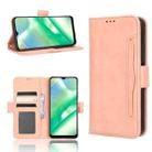 For Realme C33 4G Skin Feel Calf Texture Card Slots Leather Phone Case(Pink) - 1