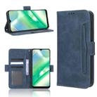 For Realme C33 4G Skin Feel Calf Texture Card Slots Leather Phone Case(Blue) - 1