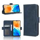 For vivo V25 5G /  X80 Lite Skin Feel Calf Texture Card Slots Leather Phone Case(Blue) - 1