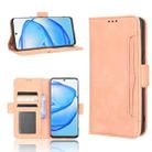 For vivo V25 Pro / S15 Pro Skin Feel Calf Texture Card Slots Leather Phone Case(Pink) - 1
