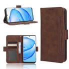 For vivo V25 Pro / S15 Pro Skin Feel Calf Texture Card Slots Leather Phone Case(Brown) - 1