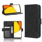 For vivo Y35 4G / Y22s 4G / Y22 4G 2022 Skin Feel Calf Texture Card Slots Leather Phone Case(Black) - 1