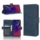 For Wiko Power U20 / U10 Skin Feel Calf Texture Card Slots Leather Phone Case(Blue) - 1