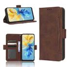 For Infinix Hot 11 2022 X675 Skin Feel Calf Texture Card Slots Leather Phone Case(Brown) - 1