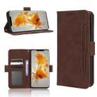 For Huawei Mate 50 Pro Skin Feel Calf Texture Card Slots Leather Phone Case(Brown) - 1