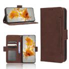 For Huawei Mate 50 Skin Feel Calf Texture Card Slots Leather Phone Case(Brown) - 1