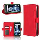 For Blackview BV7100 Skin Feel Calf Texture Card Slots Leather Phone Case(Red) - 1