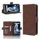 For Blackview BV7100 Skin Feel Calf Texture Card Slots Leather Phone Case(Brown) - 1