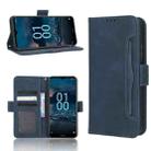 For Nokia G100 Skin Feel Calf Texture Card Slots Leather Phone Case(Blue) - 1