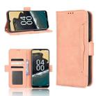 For Nokia G400 Skin Feel Calf Texture Card Slots Leather Phone Case(Pink) - 1