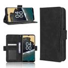 For Nokia G400 Skin Feel Calf Texture Card Slots Leather Phone Case(Black) - 1