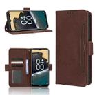 For Nokia G400 Skin Feel Calf Texture Card Slots Leather Phone Case(Brown) - 1