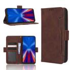 For UMIDIGI C1 Skin Feel Calf Texture Card Slots Leather Phone Case(Brown) - 1