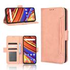 For UMIDIGI F3 5G / 4G / F3S / F3 SE Skin Feel Calf Texture Card Slots Leather Phone Case(Pink) - 1