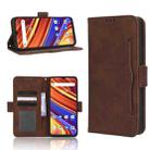 For UMIDIGI F3 5G / 4G / F3S / F3 SE Skin Feel Calf Texture Card Slots Leather Phone Case(Brown) - 1