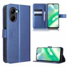 For Realme C33 4G Diamond Texture Leather Phone Case(Blue) - 1