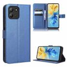 For Infinix Hot 11 2022 X675 Diamond Texture Leather Phone Case(Blue) - 1