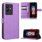 For Infinix Note 12 5G / Note 12 Pro 5G Diamond Texture Leather Phone Case(Purple) - 1