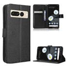 For Google Pixel 7 Pro 5G Diamond Texture Leather Phone Case(Black) - 1