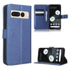 For Google Pixel 7 Pro 5G Diamond Texture Leather Phone Case(Blue) - 1