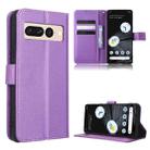 For Google Pixel 7 Pro 5G Diamond Texture Leather Phone Case(Purple) - 1