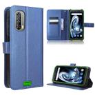 For Blackview BV7100 Diamond Texture Leather Phone Case(Blue) - 1