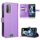 For Blackview BV7100 Diamond Texture Leather Phone Case(Purple) - 1