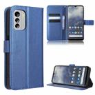 For Nokia G60 5G Diamond Texture Leather Phone Case(Blue) - 1