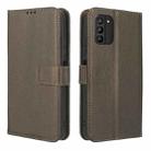 For Nokia G100 Diamond Texture Leather Phone Case(Brown) - 2