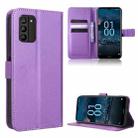 For Nokia G100 Diamond Texture Leather Phone Case(Purple) - 1