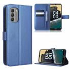 For Nokia G400 Diamond Texture Leather Phone Case(Blue) - 1